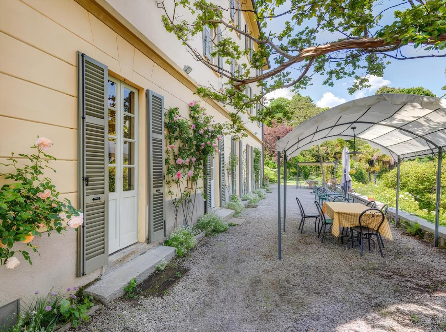 Villa Corti Côme Esterno foto